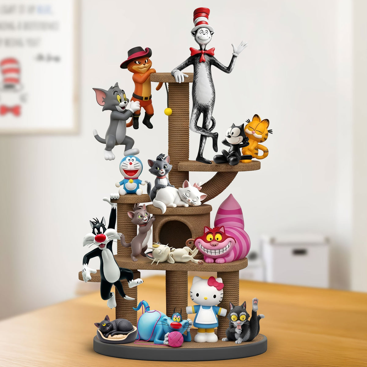 Pop Culture Cats Plaque - Personalized Gifts For Cat Lovers 03qhti300525-Homacus