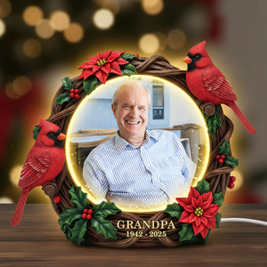 Cardinal Heaven Light Box - Custom Photo Gifts For Heavens Custom Acrylic Light Box 03NATI121125-Homacus