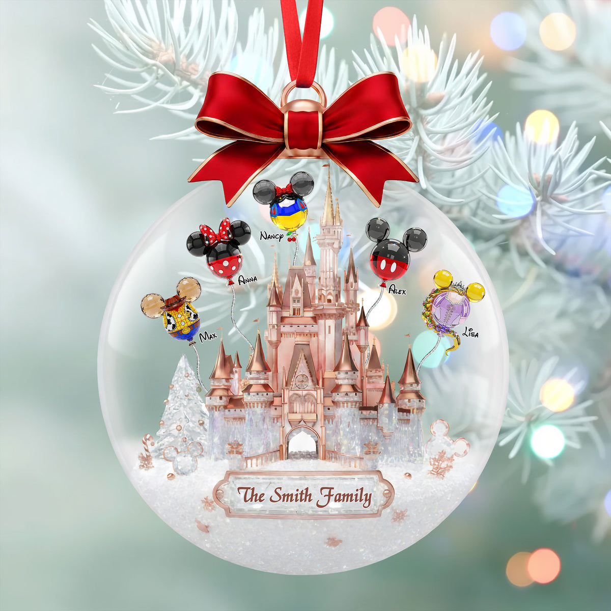 Balloon Fairytale Family Ornament - Personalized Gifts For Family 04ohti250925-Homacus
