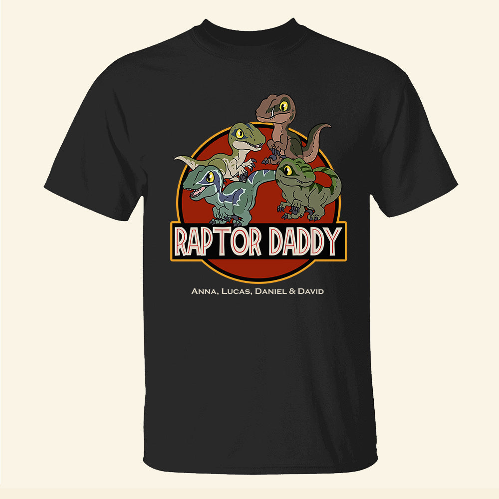 Personalized Gifts For Dad Shirt Raptor Daddy 011HULI050523-Homacus
