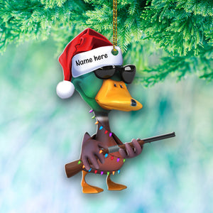 Personalized Gifts For Hunting Lovers Christmas Ornament Hunting Duck 09qhqn0610-Homacus