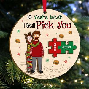 Personalized Gifts For Couple Christmas Ornament 02xqti071124hg-Homacus