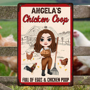 Chicken Coop Sign - Personalized Metal Sign 03NATI180225HH-Homacus