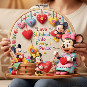 Family Heart Keepsake Acrylic Plaque Personalized Gifts For Mom 05PATI050326-Homacus