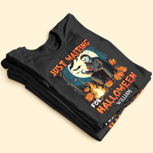 Personalized Gifts for Movie Fans, Just Waiting For Halloween Shirts 05TOTI050824-Homacus