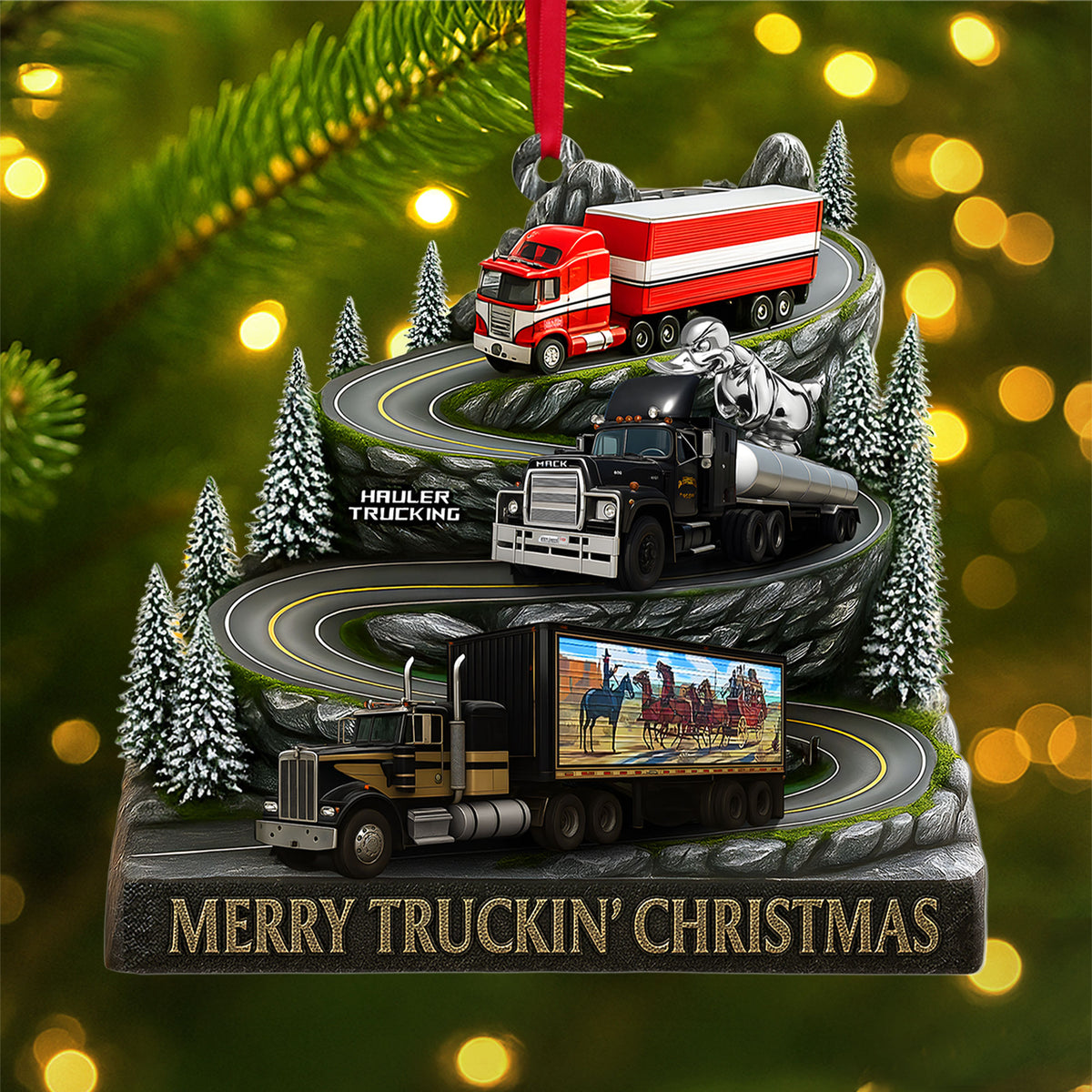 Classic Trucks Christmas Ornament, Personalized Gifts For Truckers 02qhti150925-Homacus