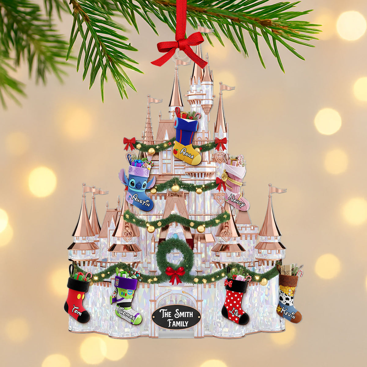 Cartoon Stocks Family Ornament - Personalized Gifts For Family 01ohti150825-Homacus