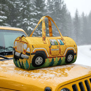 Off-road Vehicle Quilted Duffled Bag, Personalized Gifts For Off-road Lovers 02qhti190925-Homacus