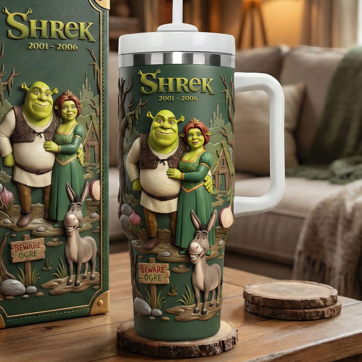 Whimsical Couple Handle Tumbler - Personalized Gifts For Couple 04NATI090226-Homacus