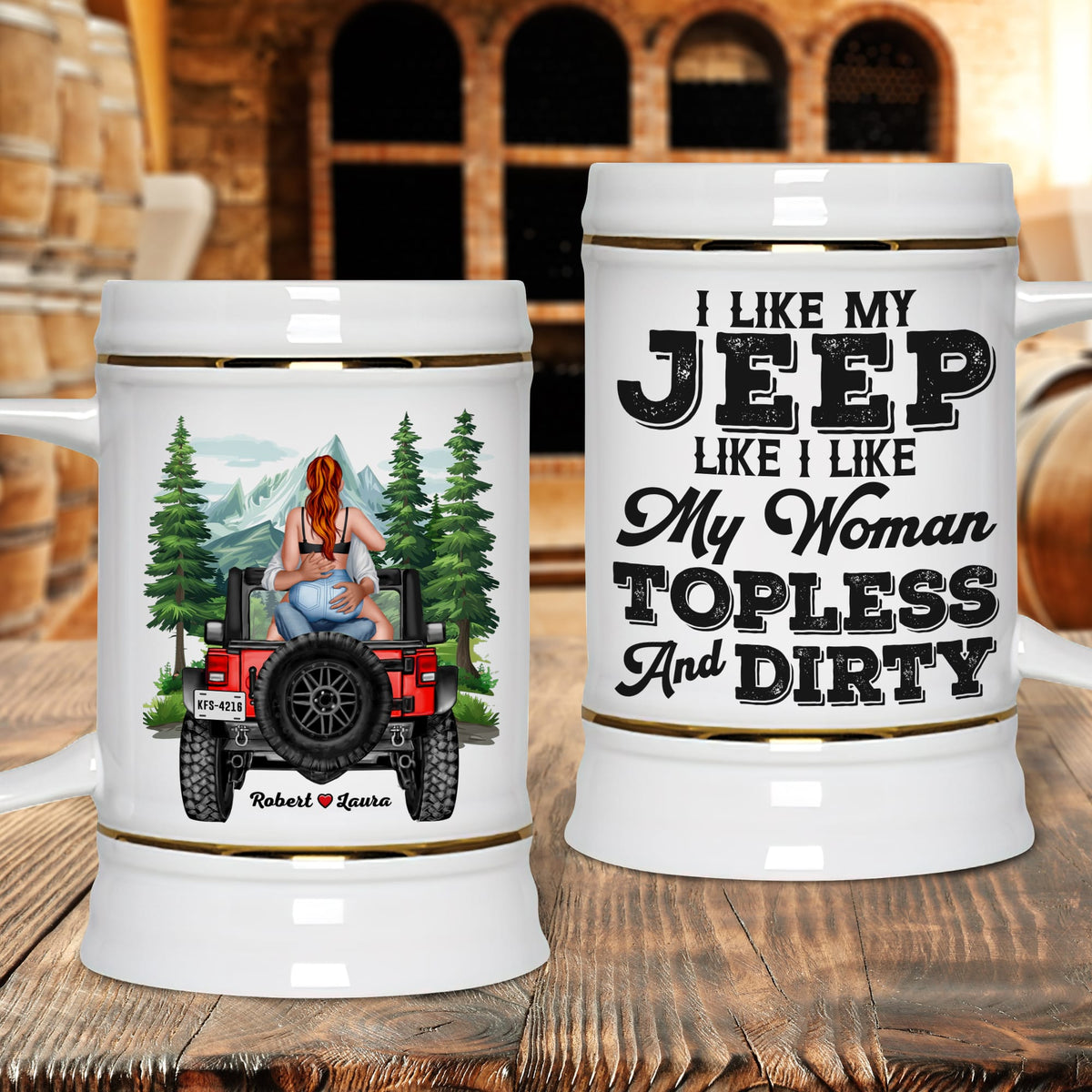 Personalized Gifts For Couple Beer Stein 03htti240624hh-Homacus