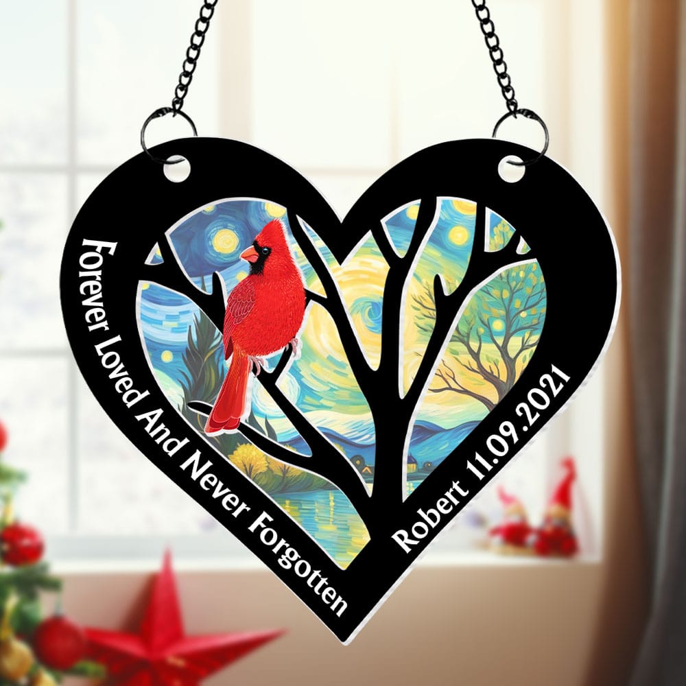 Personalized Gifts For Heaven Suncatcher Ornament 03huti221024-Homacus