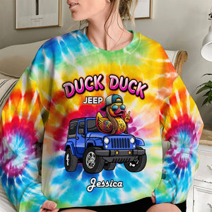 Personalized Gifts For Off-Road Lovers Shirt 01huti190724 Yellow Duck On Off-Road Car-Homacus