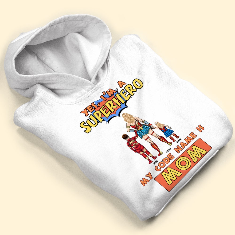 Personalized Gifts For Mother Shirt My Code Name Is Mom 05QHTI160324PA-Homacus