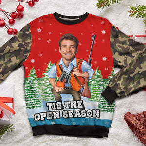 Custom Photo Gifts For Hunting Lovers Ugly Sweater 02toti111024-Homacus