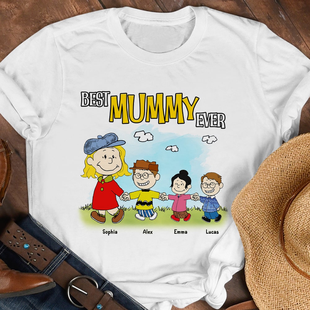 Personalized Gifts For Mother Shirt Best Mummy Ever 06ACTI230324DA-Homacus