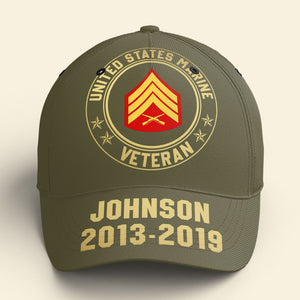 Personalized Gifts For Veteran Classic Cap 06acti020724-Homacus