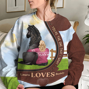 Personalized Gifts For Horse Lovers Shirt, You're The One That I Want 04tgti221124-Homacus