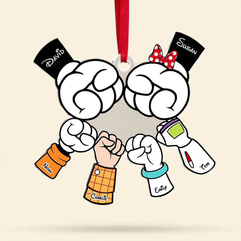 Personalized Gifts For Family Christmas Ornament Family Hands 04ohti231124-Homacus