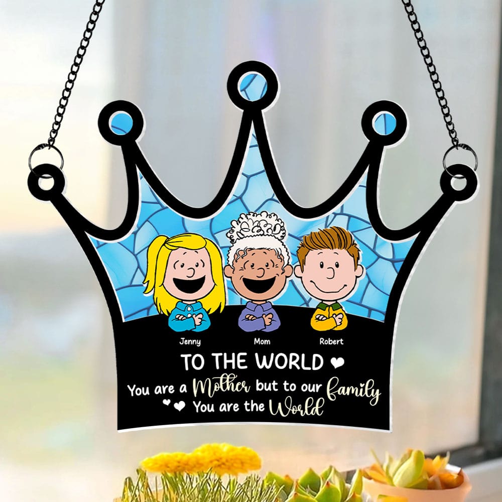 Personalized Gifts For Mom Suncatcher Ornament 02xqti251224-Homacus