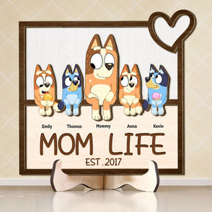 Personalized Gifts For Mom Wood Sign 03OHTI130424-Homacus