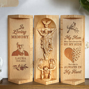 Custom Photo Gifts For Heaven Mom Openable Wooden Cylinder Sculpture 06xqti311224-Homacus