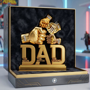 Power Fist Acrylic Plaque - Personalized Gifts For Dads 02ohti150526-Homacus