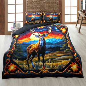 Deer Lover Quilt Bed Set 04huti200125-Homacus