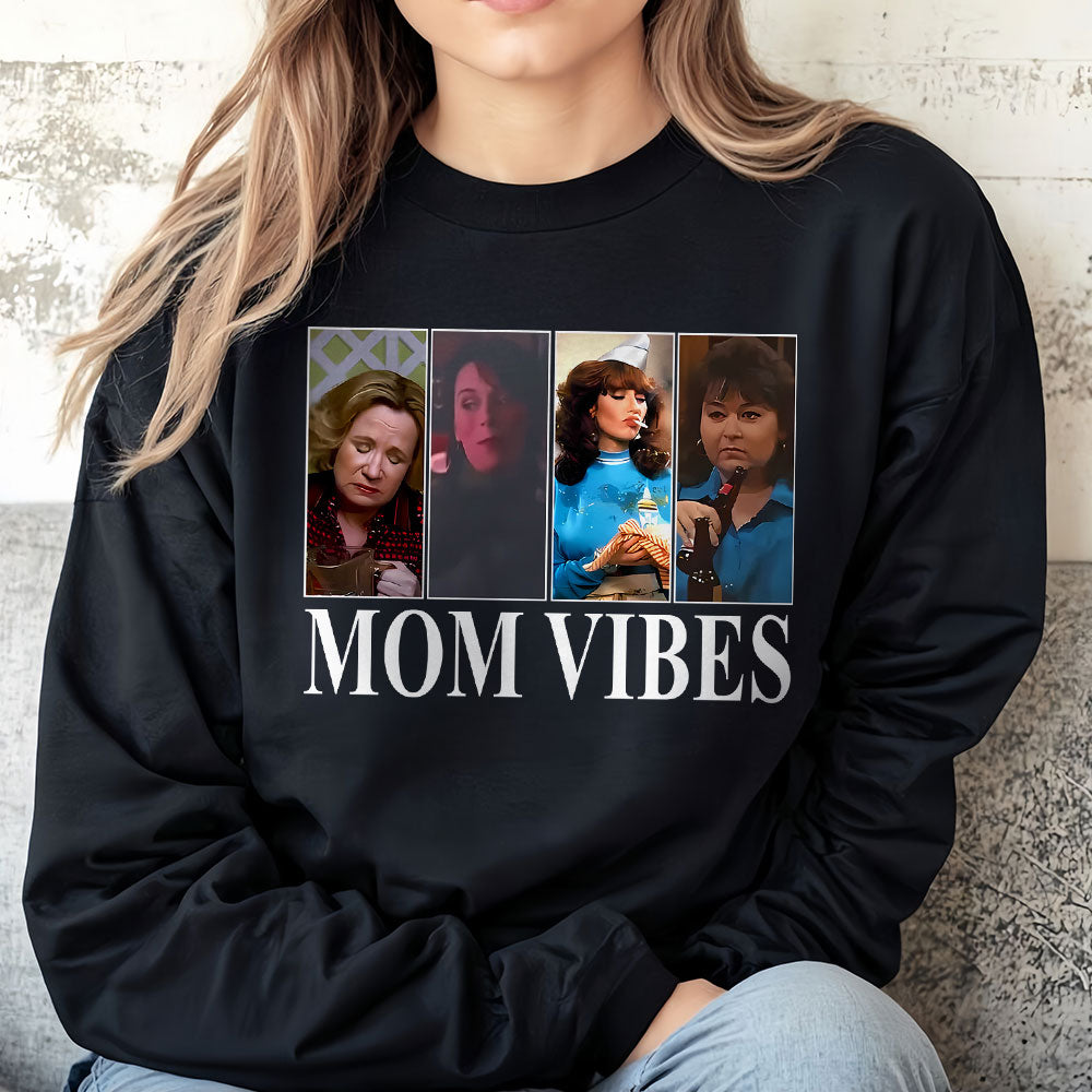 Mom Vibes, Funny Cool Mom Trendy Shirt 05acti140125-Homacus