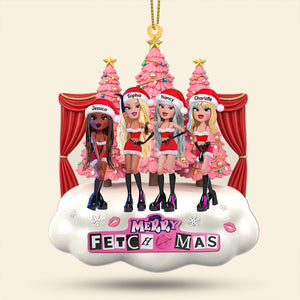 Baddie Christmas Gang Ornament, Personalized Gifts For Besties 03qhti110925-Homacus