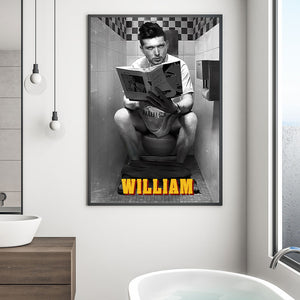 Personalized Gifts For Movie Fans Poster Canvas 02HUTI230724 Funny Toilet Scene-Homacus