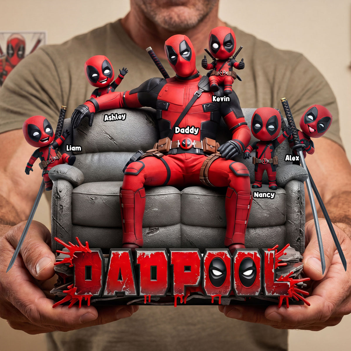 Hero Squad Dad Acrylic Plaque - Personalized Gifts For Dad 03huti010526-Homacus