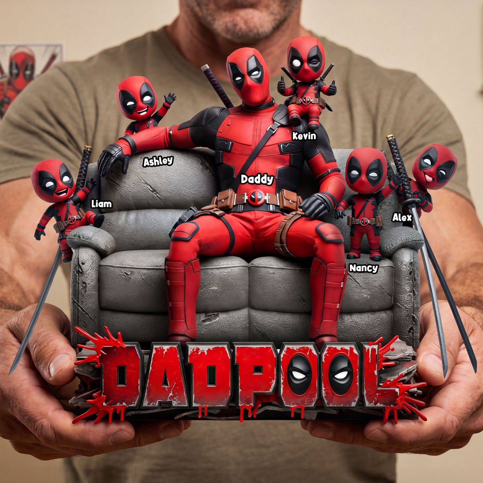 Hero Squad Dad Acrylic Plaque - Personalized Gifts For Dad 03huti010526-Homacus