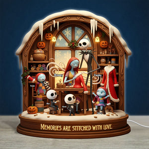 Sewing Family Light Box - Personalized Gifts For Family Custom Acrylic Light Box 02PATI181125-Homacus