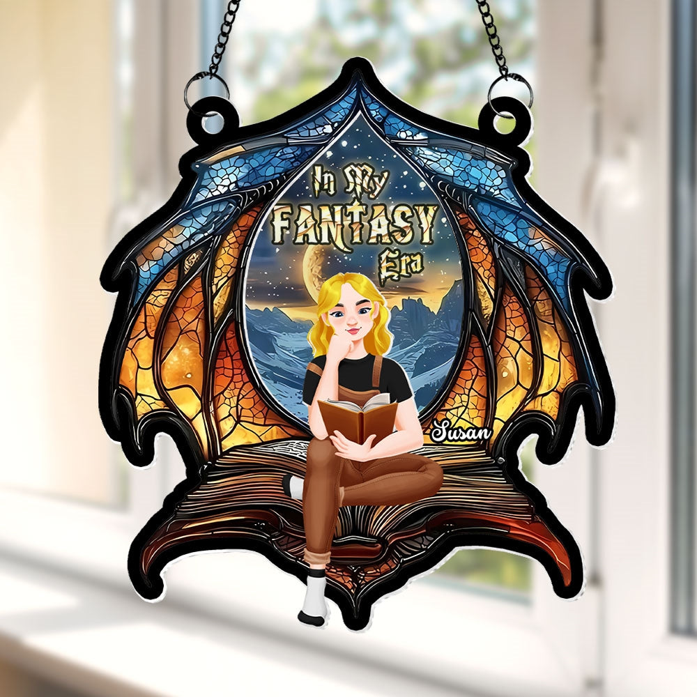 Personalized Gifts For Book Lover Suncatcher Ornament Fantasy Book 014xqti060125pa-Homacus