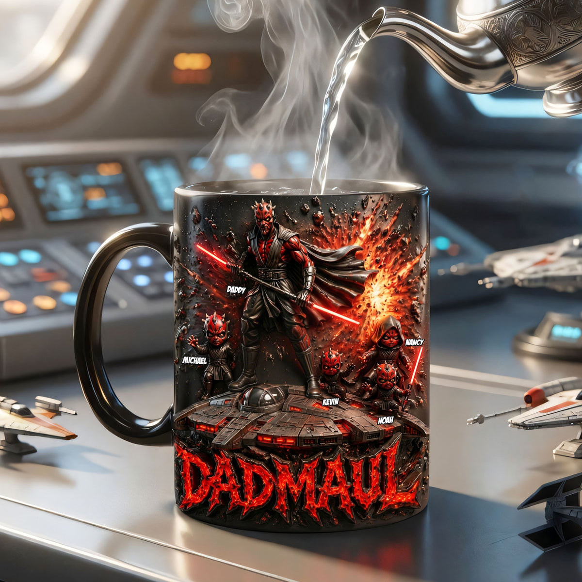 Dad Master Dad Magic Mug, Personalized Gifts For Dad 02qhti180426-Homacus