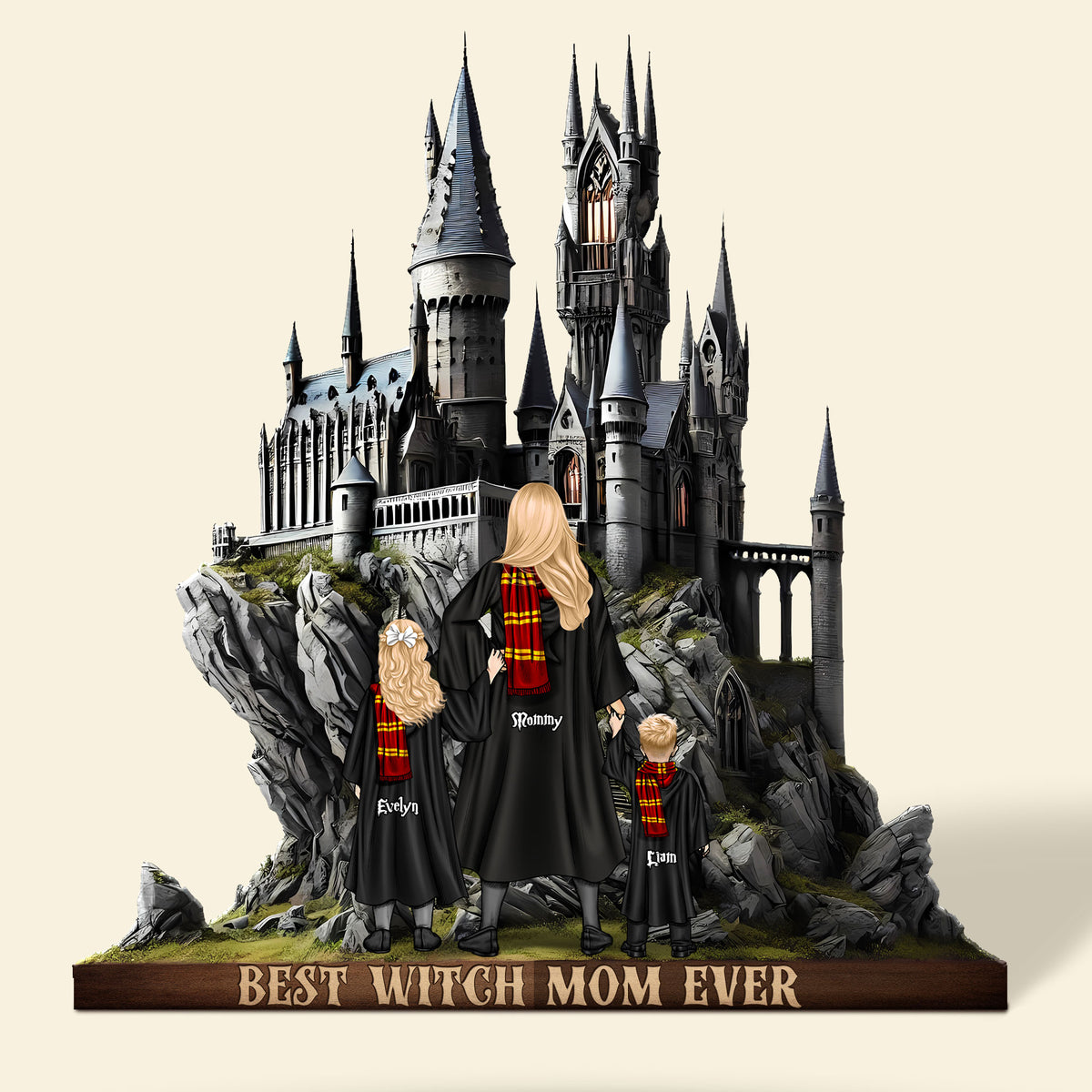 Christmas Magic Mom Plaque – Personalized Gifts For Most Enchanting Mom 02XQTI310325TM-Homacus