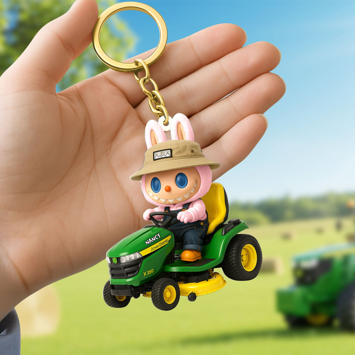 Farmer Doll Keychain - Personalized Gifts For Farmers 05ohti280625-Homacus