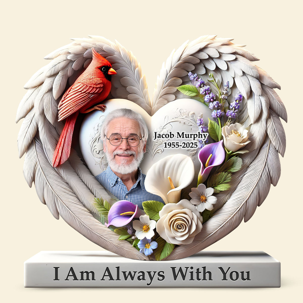 Memorial Heaven Plaque - Custom Photo Gifts 012huti170425-Homacus