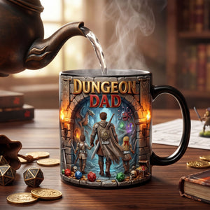 Adventure Underground Dad Magic Coffee Mug - Personalized Gifts For Father's Day Magic Mug 02NATI290426-Homacus