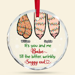 Naughty Couple Ornament - Booty & D*ck -Personalized Gifts For Wife, Girlfriend-Homacus