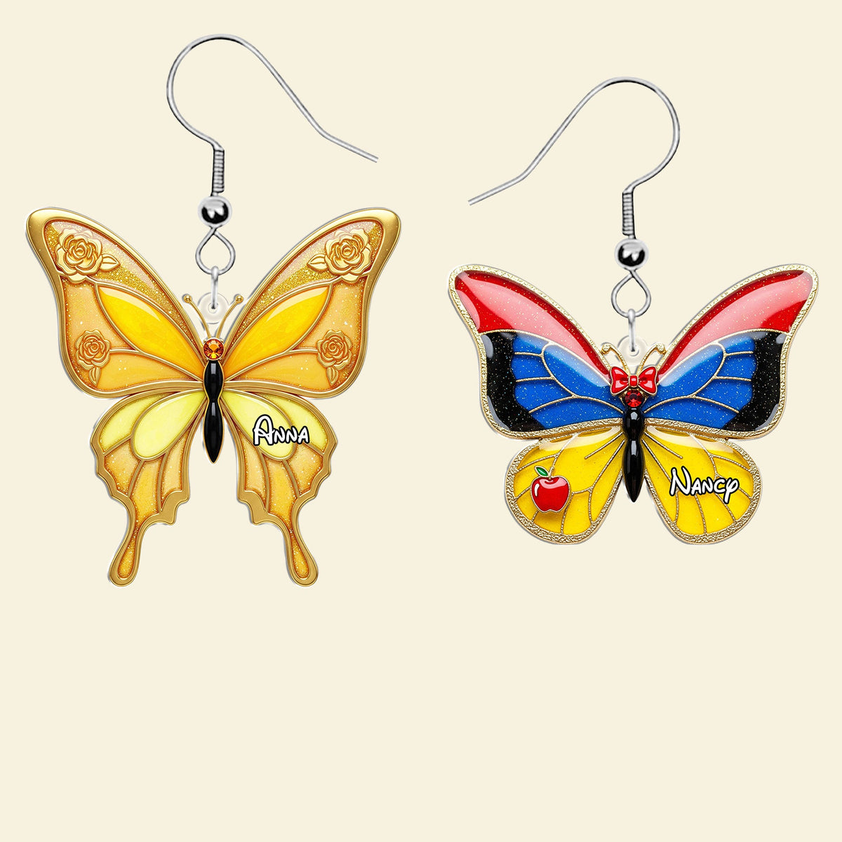 Cartoon Princess Earrings - Personalized Gifts For Her 03nati130625-Homacus