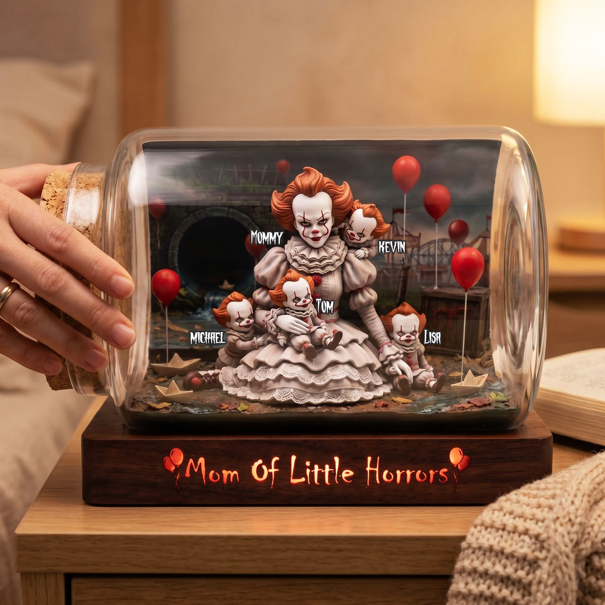 Mom Of Little Horror Acrylic Plaque - Personalized Gifts For Mom 01nati240426-Homacus