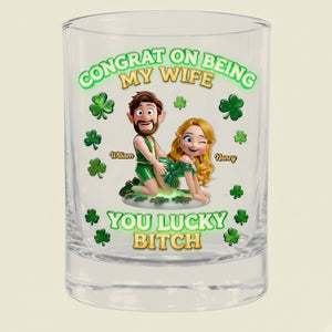 Fun Lucky Couple Patrick's Day, Personalized Gifts For Couple 03QHTI020226-Homacus