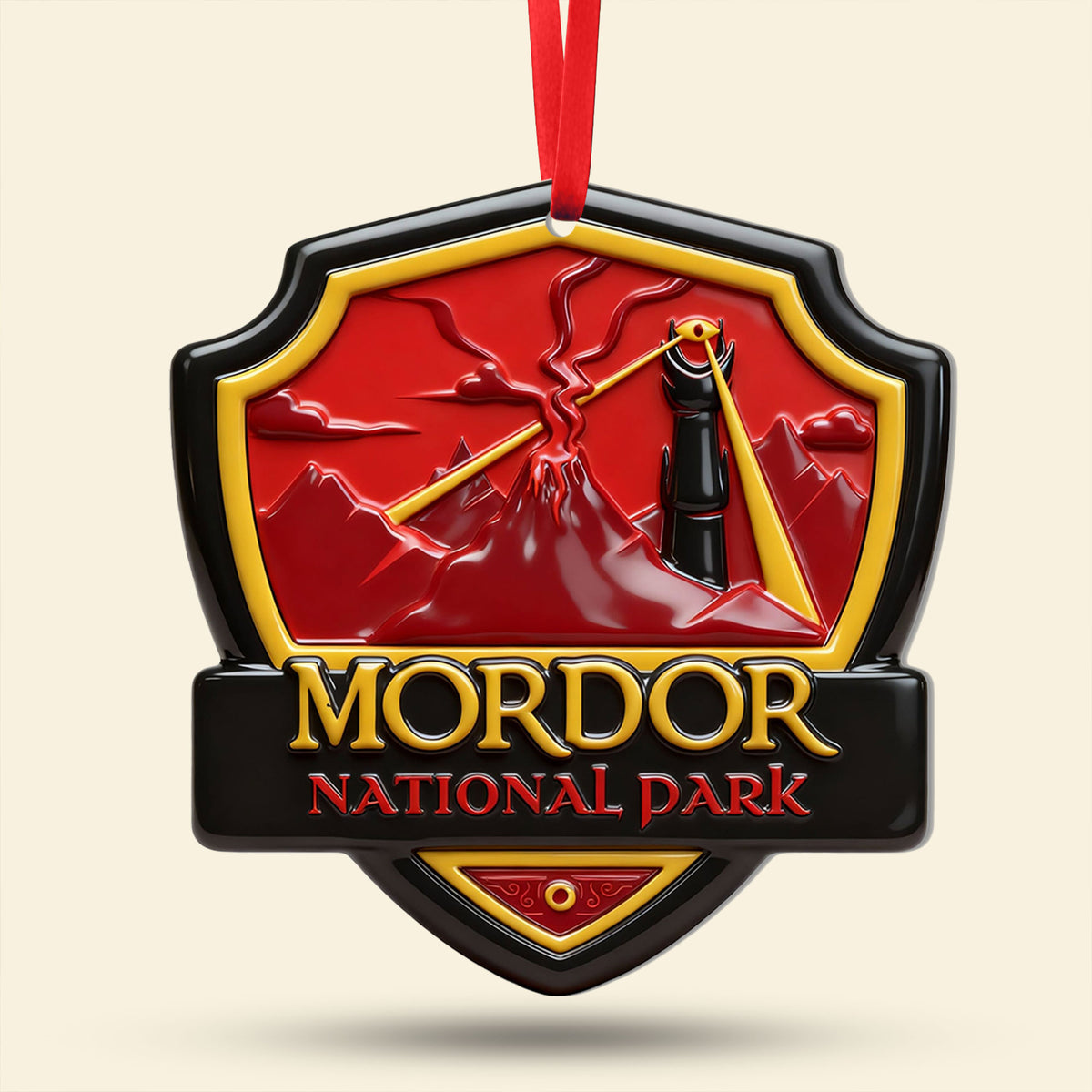 Fantasy Location Shield Ornament - Personalized Gifts For Movie Fans 03QHTI081025-Homacus