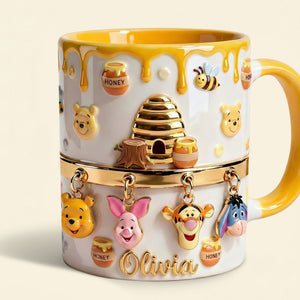 Childhood Bear And Friends Coffee Accent Mug - Personalized Gifts For Kids Coffee Mug 02TGTI220126-Homacus