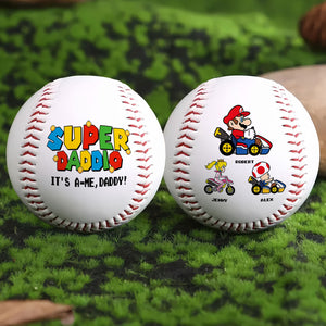 Personalized Gifts For Dad Baseball Super Dad-Homacus