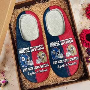 Personalized Gifts For American Football-loving Couple Home Slippers 04huti161024-Homacus