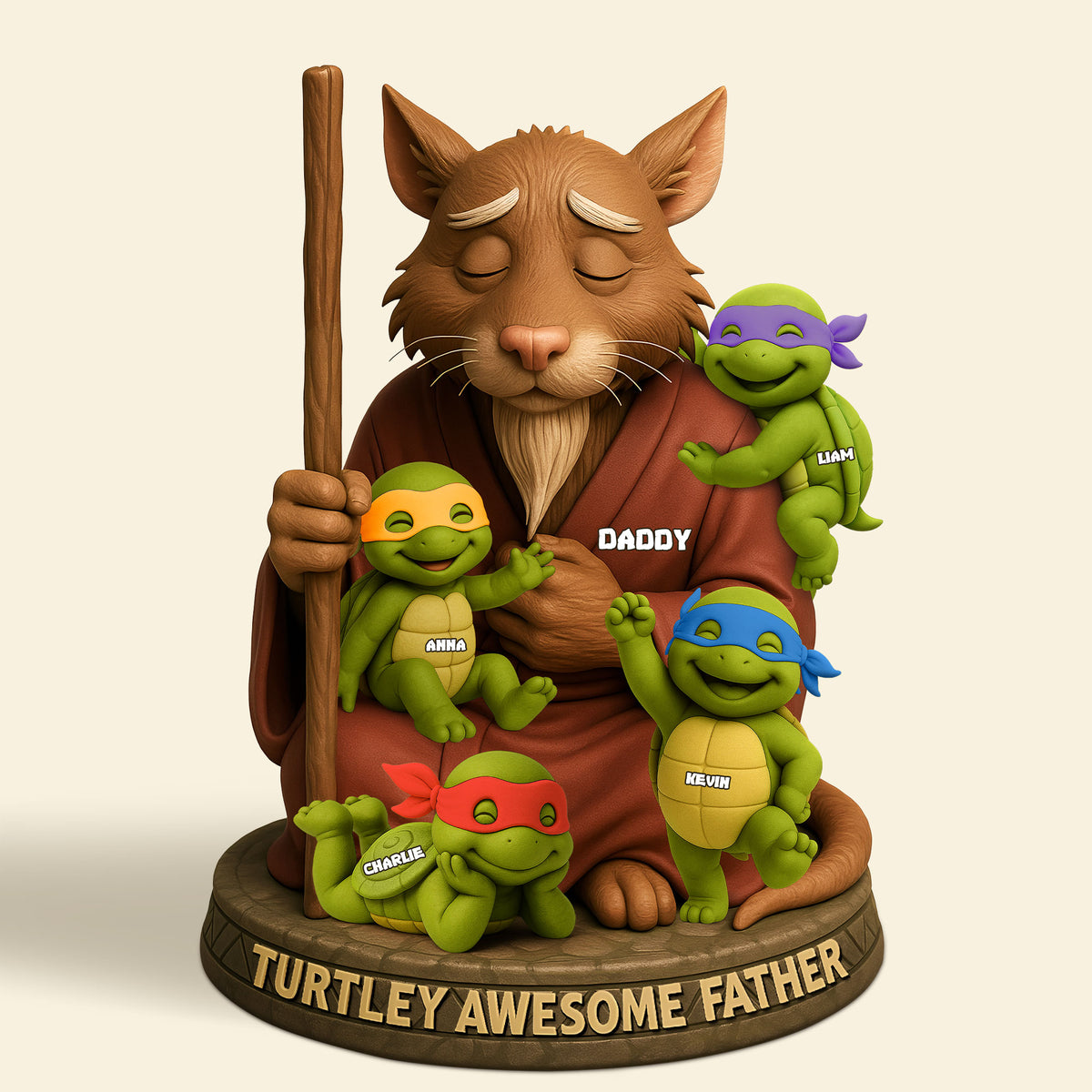 Awesome Father Plaque - Personalized Gifts For Dad 02nati160525-Homacus
