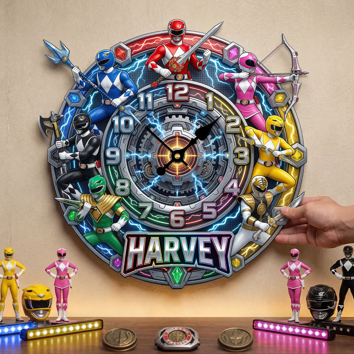 Legendary Team Hanging Wall Clock - Personalized Gifts 04huti130326-Homacus