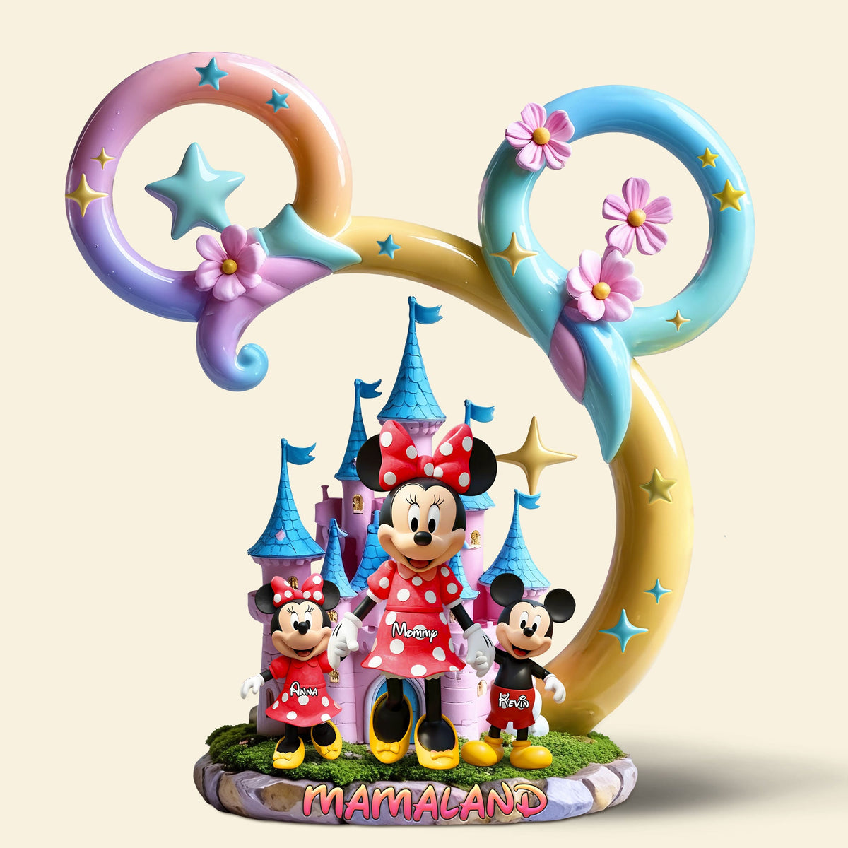 Mama Mouse Plaque - Personalized Gifts For Mom 01qhti210425-Homacus